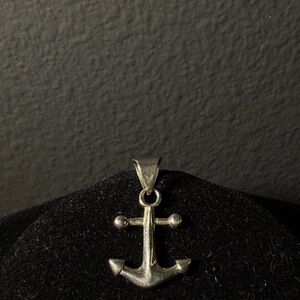 Silver Anchor Pendant